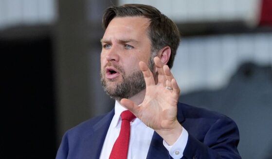 Vice President J.D. Vance speaks at Concord Padgett Regional Airport on Wednesday in Concord, North Carolina.