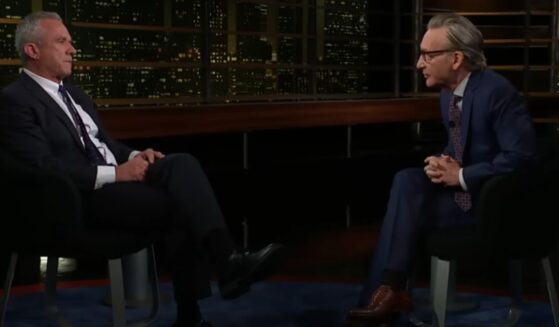 Last April, then-independent presidential candidate Robert Kennedy Jr., left, discussed the COVID vaccine with Bill Maher, right, expressing his belief that the jab doesn't work.