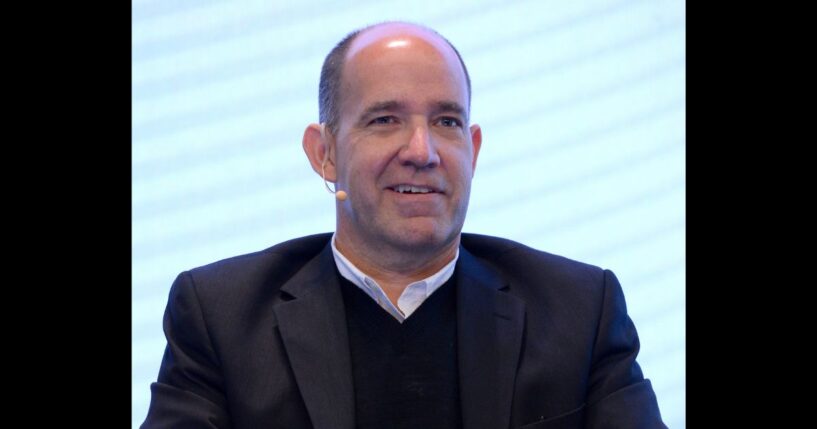 Matthew Dowd speaks onstage at a panel presented by The Washington Post.