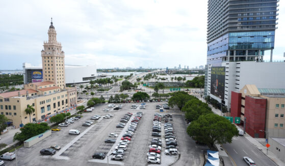 On Tuesday, Republican Florida Gov. Ron DeSantis is proposing that President Donald Trump's presidential library be built in a parking lot that is currently used by Miami-Dade College staff and faculty and is adjacent to the Freedom Tower in Miami.
