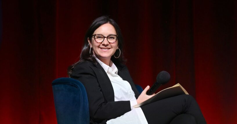 Bari Weiss speaks onstage during Book Club Event With Peggy Noonan on Nov. 19, 2024, in New York City.