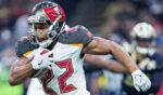 Doug Martin #22 of the Tampa Bay Buccaneers runs the ball during a game against the New Orleans Saints on Nov. 5, 2017, in New Orleans, Louisiana.