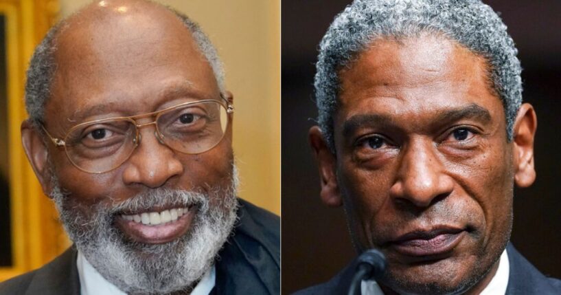 U.S. District Judge for the Southern District of Mississippi Henry Wingate, left, and U.S. District Judge for the District of New Julien Neals, right, both made mistakes in their rulings because their staffers used artificial intelligence.