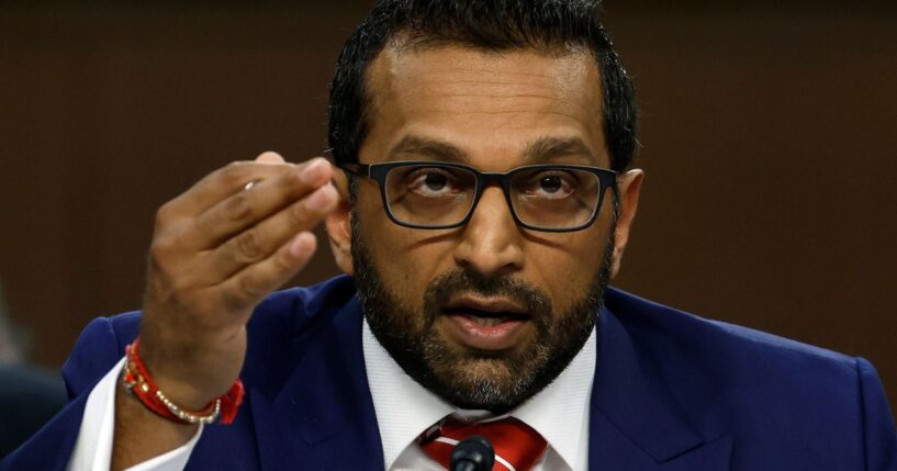 FBI Director Kash Patel testifies before the Senate Judiciary Committee in the Hart Senate Office Building on Capitol Hill in Washington, D.C., on Sept. 16.