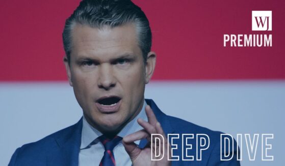 Secretary of War Pete Hegseth speaks to senior military leaders to explain the new standards for U.S. troops at Marine Corps Base Quantico in Quanitico, Virginia, on Sept. 30.