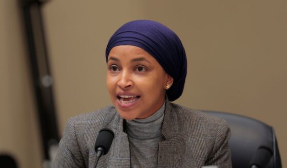 Rep. Ilhan Omar, a Democrat from Minnesota, speaks during a markup meeting with the House Budget Committee on Capitol Hill on May 16, 2025, in Washington, D.C.