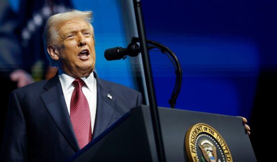 President Donald Trump delivers remarks during the America Business Forum at the Kaseya Center on Nov. 5, 2025, in Miami, Florida.
