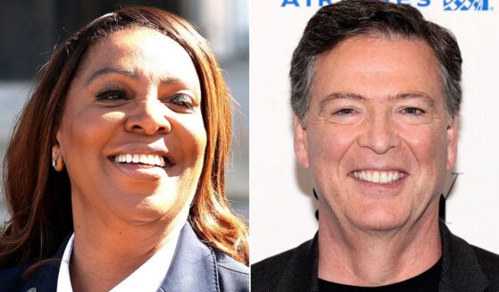 At least one legal expert agreed that New York Attorney General Letitia James, left, and former FBI Director James Comey, right, might want to pause their victory laps.