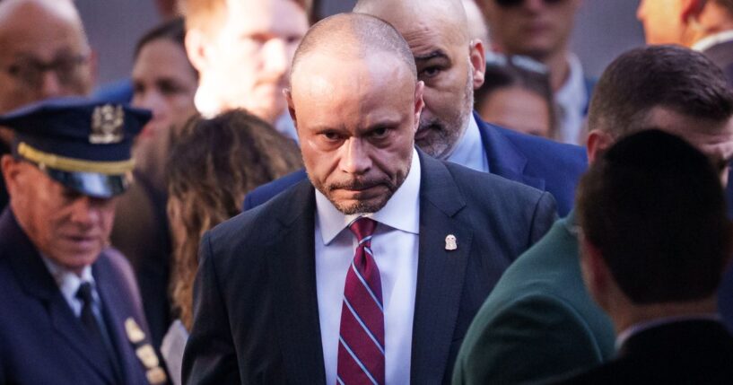 FBI Deputy Director Dan Bongino arrives at the annual 9/11 Commemoration Ceremony at the National 9/11 Memorial and Museum on Sept. 11, 2025 in New York City.