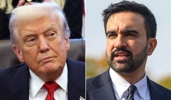 President Donald Trump announced he will meet Friday with New York City Mayor-elect Zohran Mamdani, right.