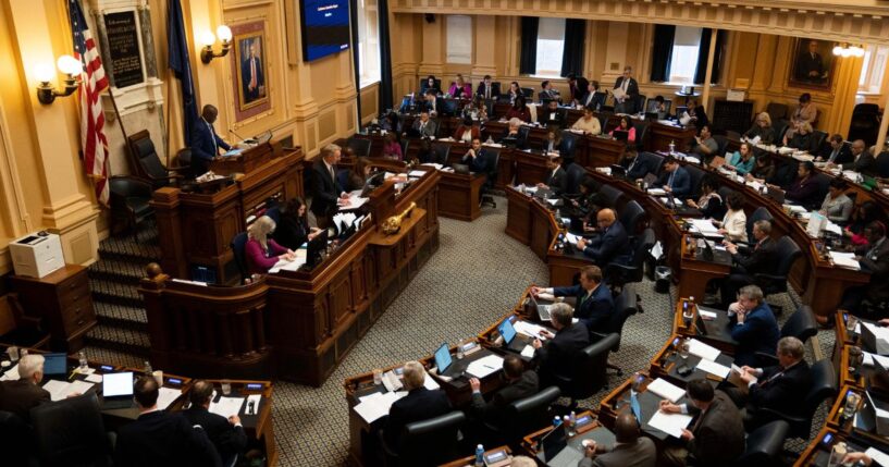 The Virginia House of Delegates convene on March 9, 2024, at the Virginia State Capitol in Richmond, Virginia.
