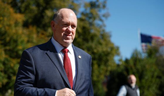 White House border czar Tom Homan walks back to the White House after conducting a television interview on Oct. 16, 2025, in Washington, D.C.