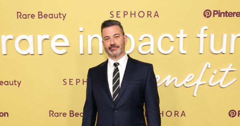 Jimmy Kimmel attends the Third Annual Rare Impact Fund Benefit hosted by Selena Gomez at Nya Studios on Oct. 29, 2025, in Los Angeles, California.