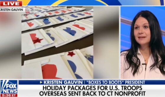 Boxes to Boots President Kristen Gauvin detailed her organization's troubles with sending boxes to troops overseas in a Fox News interview on Dec. 10, 2025.