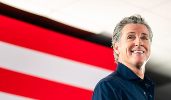 California Gov. Gavin Newsom speaks during a rally on Nov. 8, 2025, in Houston, Texas.