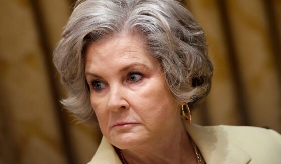 White House Chief of Staff Susie Wiles looks on during a meeting with President Donald Trump and President of Argentina Javier Milei in the Cabinet Room at the White House on Oct. 14, 2025, in Washington, D.C.