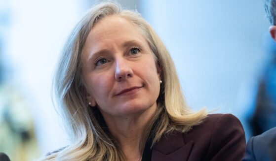 Virginia Governor-elect Abigail Spanberger attends a dedication and unveiling of a statue of civil rights activist Barbara Rose Johns of Virginia, in Emancipation Hall on Capitol Hill in Washington, D.C., on Dec. 16, 2025.
