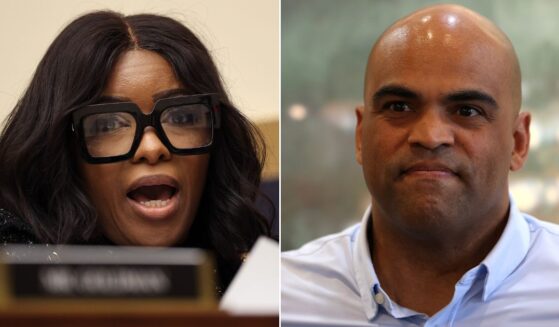 Former Rep. Colin Allred, right, announced he is dropping out of the Texas Senate race on the day Rep. Jasmine Crockett, left, is expected to announce her run.