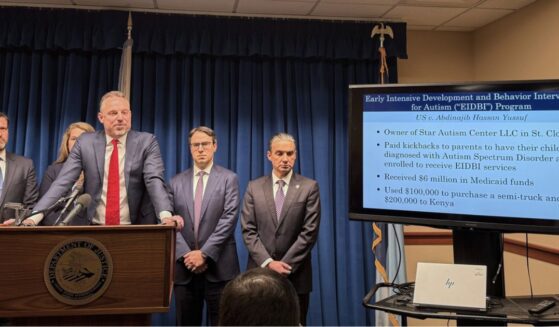 First Assistant U.S. Attorney Joe Thompson describes a sprawling fraud investigation involving state-run programs in Minnesota at a news conference Thursday in Minneapolis.