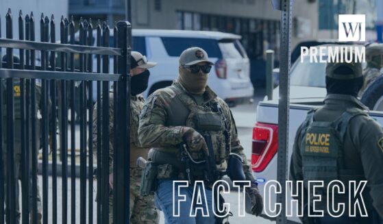 Members of Immigration and Customs Enforcement and Customs and Border Patrol patrol near a Lowe's hardware store in New Orleans, Louisiana, on Dec. 3, 2025.