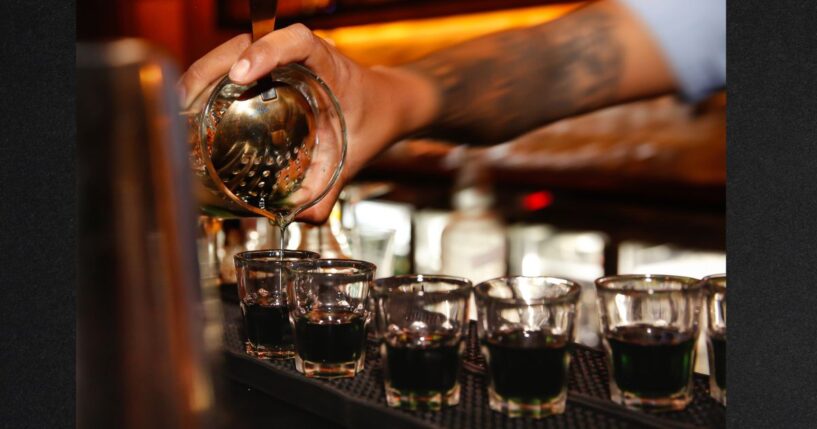 The man's family said he bought an unlimited drinks package and was served at least 33 alcoholic beverages in the space of hours.