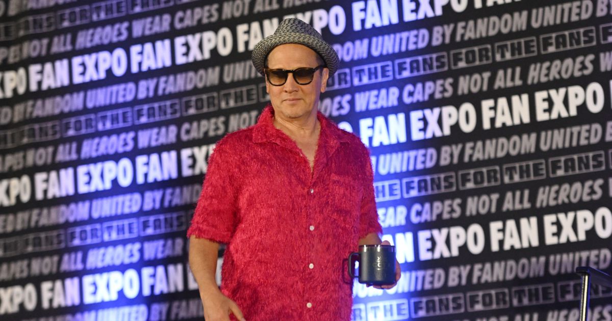 Rob Schneider speaks on stage during Fan Expo Chicago 2025 on August 16, 2025 in Rosemont, Illinois.