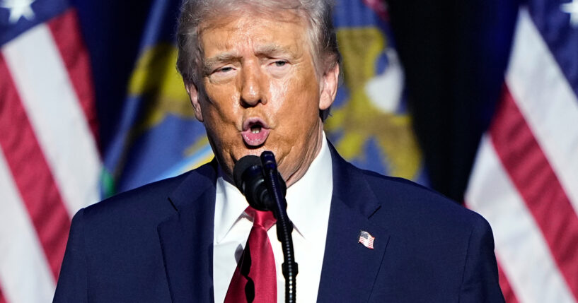 President Donald Trump described his administration's health care plan as one in which "the government is going to pay the money directly to you ... and then you take the money and buy your own health care."