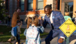 Ian Roberts, superintendent of Des Moines Public Schools, greets students at Greenwood Elementary School in Des Moines, Iowa, on Aug. 25, 2025.