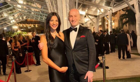 Katie Miller, a podcaster and Stephen Miller’s wife, posted a photo of herself with a visible baby bump at Mar-a-Lago on Dec. 31, 2025.