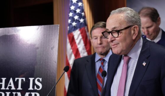 Senate Minority Leader Chuck Schumer speaks during a news conference at the U.S. Capitol on Dec. 16, 2025, in Washington, D.C.