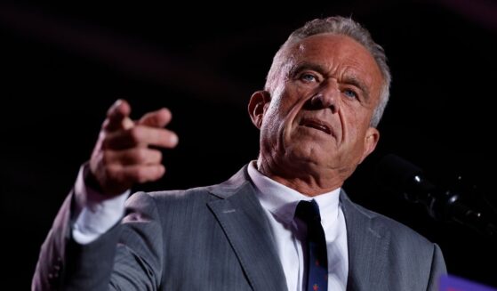 Robert F. Kennedy Jr. speaks during a campaign rally for President Donald Trump at Macomb Community College on Nov. 1, 2024, in Warren, Michigan.