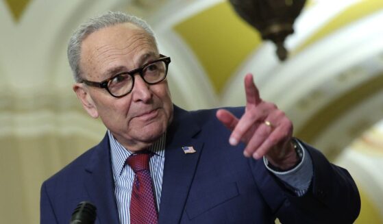 Senate Minority Leader Chuck Schumer speaks to the media following the weekly Senate policy luncheons at the U.S. Capitol on Jan. 13, 2026, in Washington, D.C.