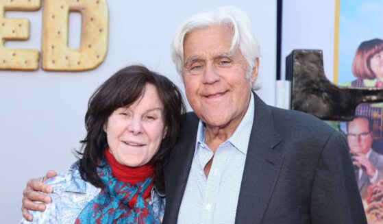 Mavis Leno and Jay Leno attend the Los Angeles premiere of Netflix's "UNFROSTED" at the Egyptian Theatre Hollywood on April 30, 2024, in Los Angeles, California.