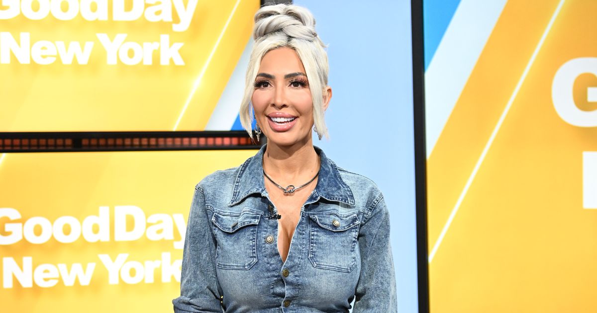 Farrah Abraham is seen before her segment on "Good Day New York" on Sept. 12, 2025, in New York City.