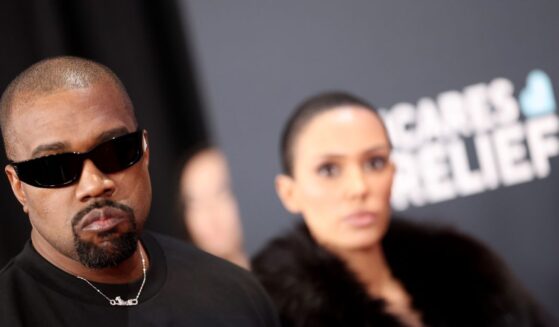 Kanye West and Bianca Censori attend the 67th Annual GRAMMY Awards on Feb. 2, 2025, in Los Angeles, California.