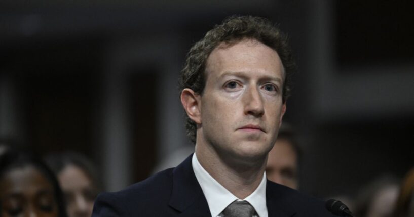 Mark Zuckerberg, CEO of Meta, arrives to testify before the Senate Judiciary Committee in Washington, D.C., on Jan. 31, 2024.