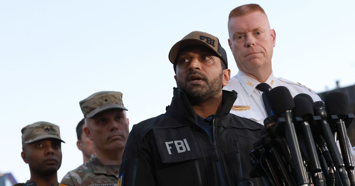 FBI Director Kash Patel and Executive Assistant Chief of the Washington Metropolitan Police Department Jeffery Carroll speak to the media following the shooting of two National Guard soldiers near the White House on Nov. 26, 2025, in Washington, D.C.