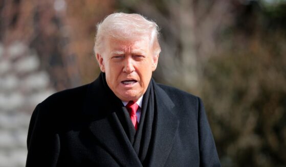 President Donald Trump departs the White House on Jan. 27, 2026, in Washington, D.C.