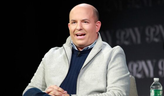 Brian Stelter talks about his new book "Network of Lies" at 92NY on Nov. 14, 2023, in New York City.
