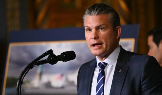 Secretary of War Pete Hegseth speaks about the U.S. Navy's new Golden Fleet initiative, unveiling a new class of warships, at Mar-a-Lago in Palm Beach, Florida, on Dec. 22, 2025.