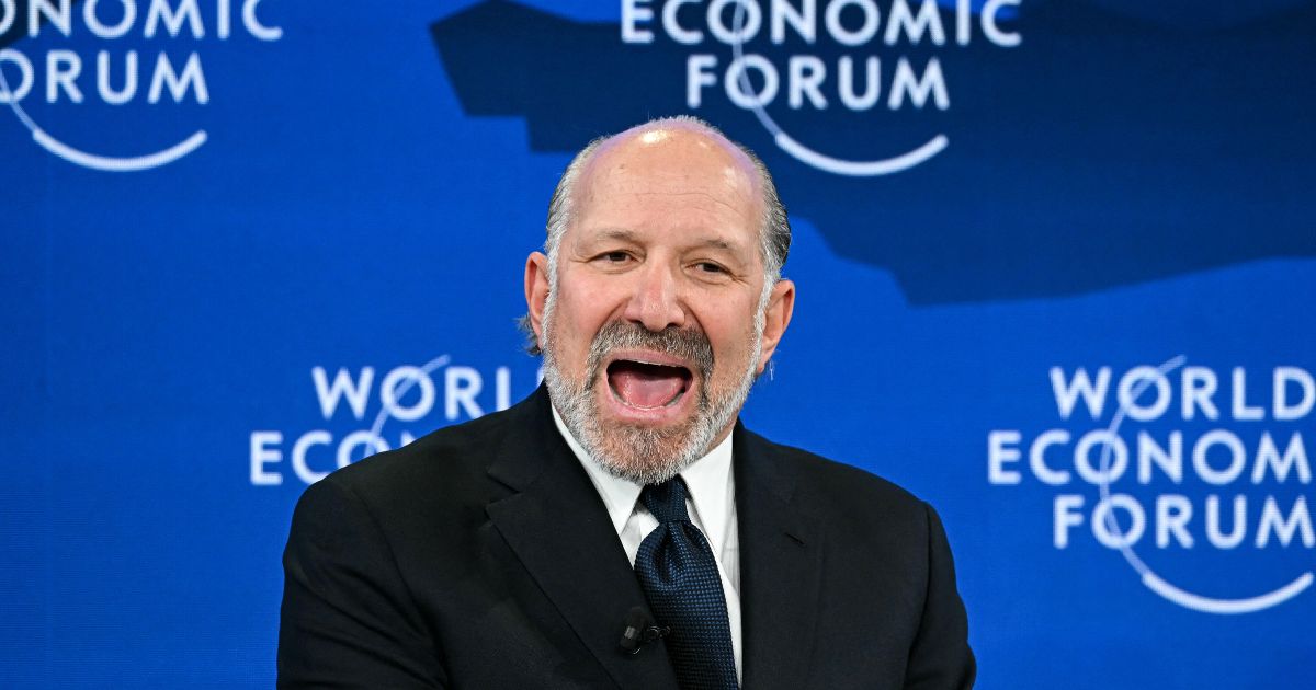 Commerce Secretary Howard Lutnick speaks during the World Economic Forum annual meeting in Davos, Switzerland, on Jan. 20, 2026.