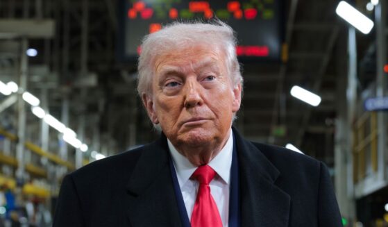 President Donald Trump tours the Ford River Rouge Complex on Jan. 13, 2026, in Dearborn, Michigan.