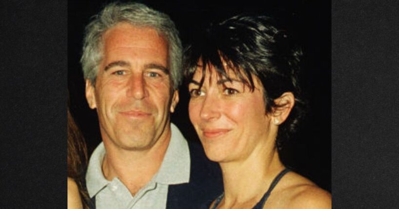 Jeffrey Epstein, and British socialite (and future convicted co-conspirator) Ghislaine Maxwell pose together in a file photo dated Feb. 12, 2000.