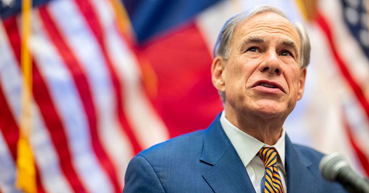 Texas Gov. Greg Abbott, seen in an August photo, condemned illegal aliens who have been trying to ram ICE agents with their vehicles. "These criminals must be arrested," he said.