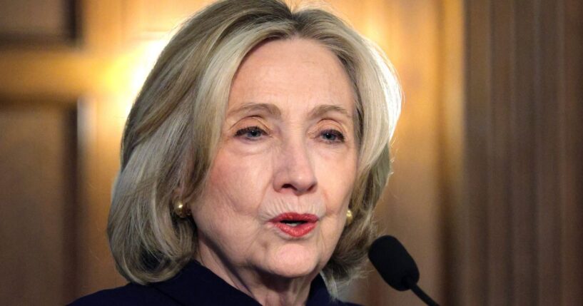 Former Secretary of State and failed 2016 presidential candidate Hillary Clinton posted her skewed interpretation of the events of Jan. 6, 2021, on social media Tuesday -- and promptly turned off comments so no one could set her straight.