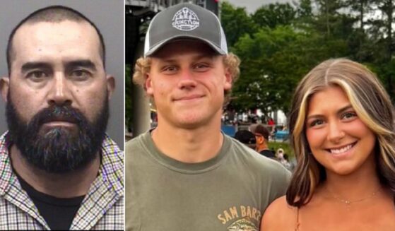 Juan Alvarado Aguilar, left, has been charged in the deaths of 20-year-old Fletcher Harris and 19-year-old Skylar Nichole Provenza after he allegedly crossed the center line while driving a truck and hit the young couple head-on.