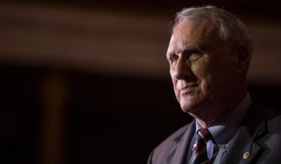 GOP Sen. John Kyl of Arizona is seen in a photo dated Sept. 5, 2018, before a mock swear-in ceremony in Washington, D.C. Kyl was tapped by Arizona's then-Gov. Doug Ducey to replace the late Sen. John McCain.