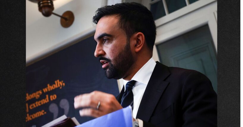 New York City Mayor Zohran Mamdani targeted Israel in some of his first executive orders.