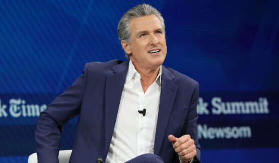 California Gov. Gavin Newsom speaks during the 2025 New York Times Dealbook Summit at Jazz at Lincoln Center in New York City on Dec. 3, 2025.