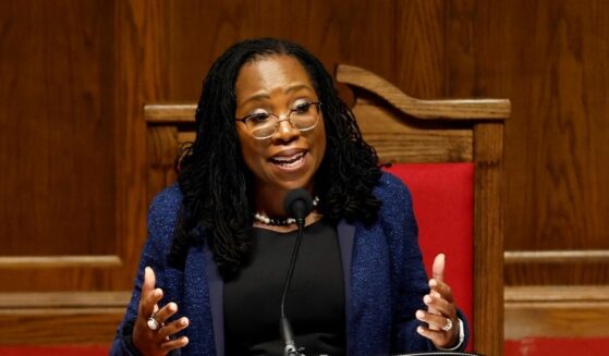 Supreme Court Justice Kentanji Brown Jackson speaks at the 60th Commemoration of the 16th Street Baptist Church bombing on Sept. 15, 2023 in Birmingham, Alabama.